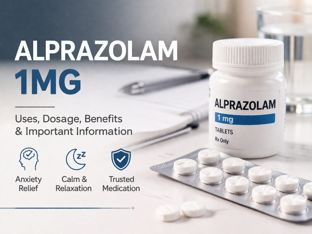 Everything You Need to Know About Alprazolam 1mg Tablets